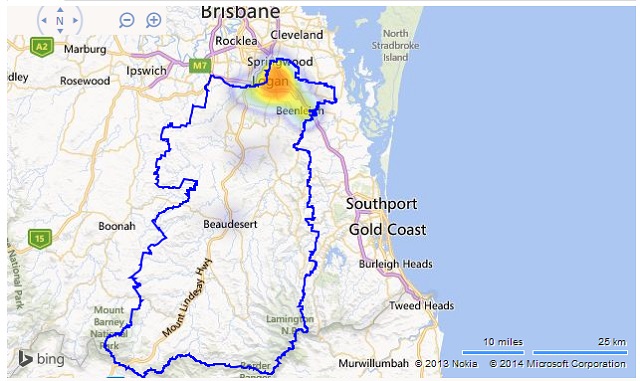 QLD Police Map Logan Area