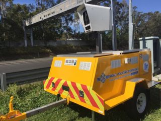 Police Speed Camera Trailer